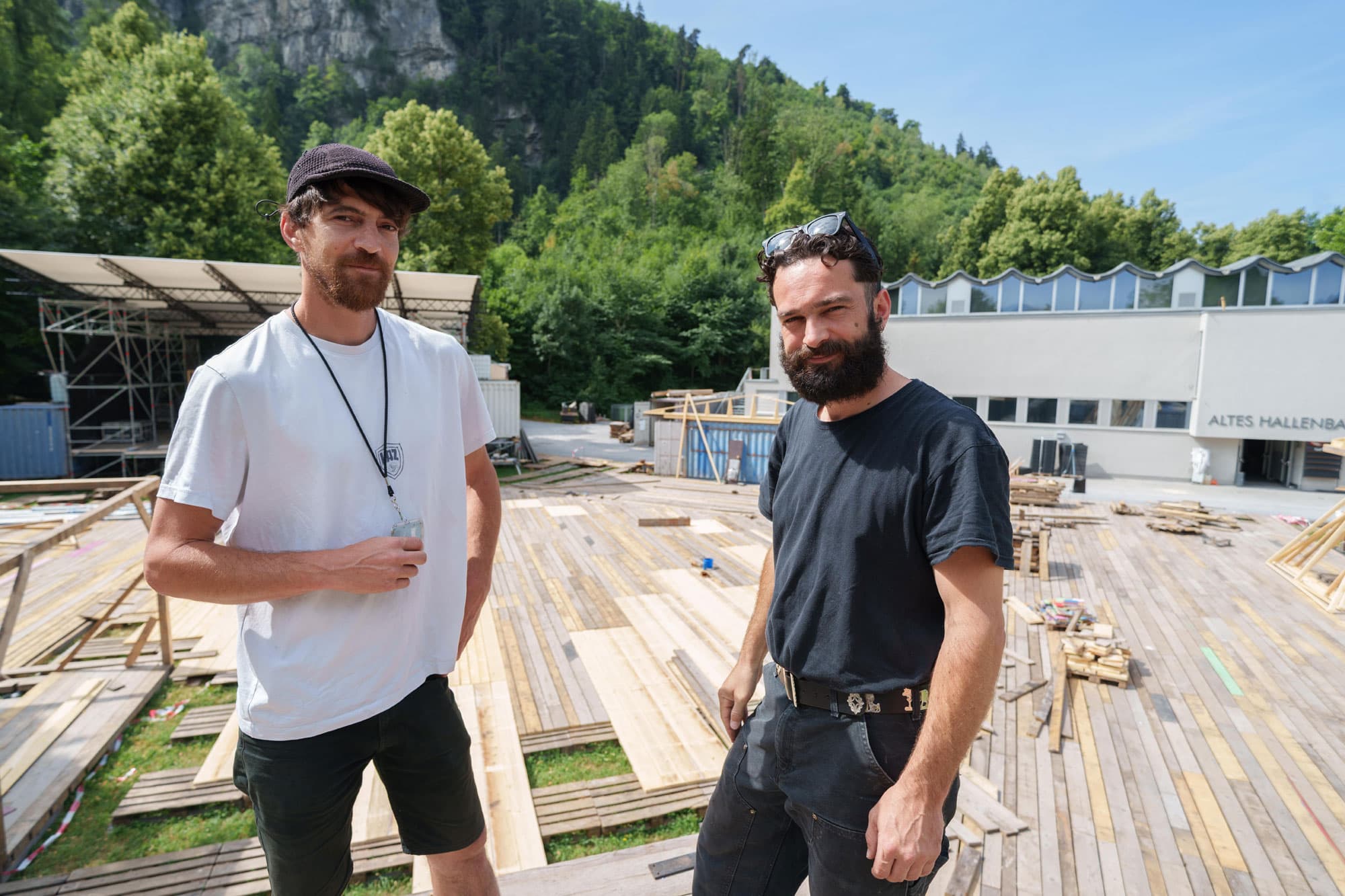 Der Aufbau der Festivalausgabe 2026 läuft auf Hochtouren! (Fotos: Dietmar Stiplovsek)